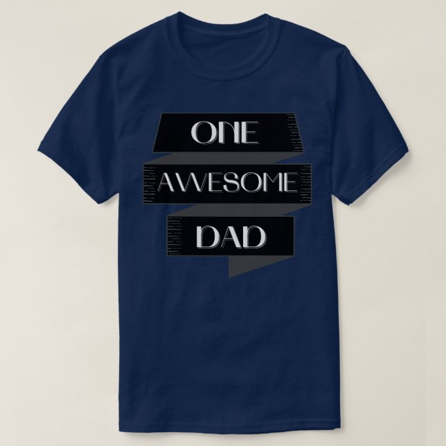 Camiseta Um Pai Incrível Pai Clássico Design 1 (Frente do Design)