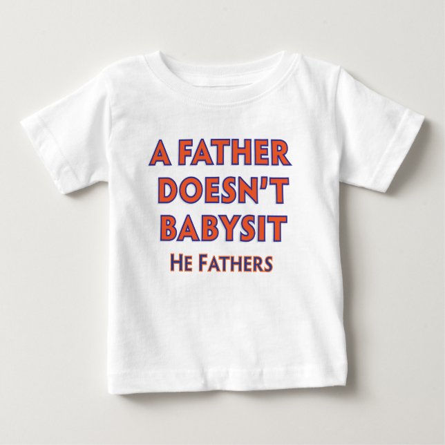 Camiseta Um Pai Não Bebe (Frente)