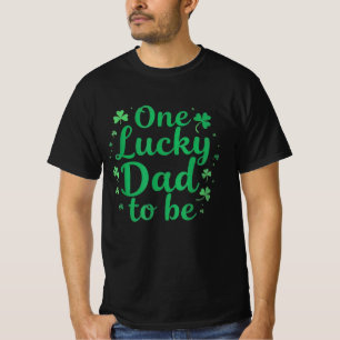 Camiseta Um Pai Sortudo Para Ser Trevo do Dia de São Patríc