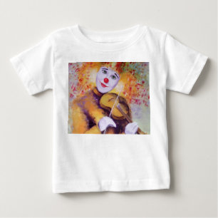 Camiseta Um palhaço doce tocando violino