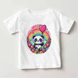 Camiseta Um panda com coração
