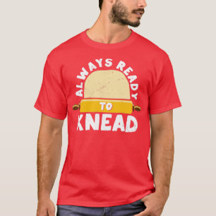 Camiseta Um Pão Engraçado Sempre Pronto Para Bater