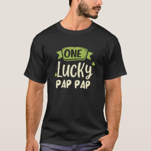 Camiseta Um Pap-Pap Sortudo Dia de São Patrício Divertido C
