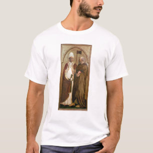 Camiseta Um papa e um St. Matthias, c.1428-29
