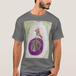 Camiseta Um papagaio numa garrafa