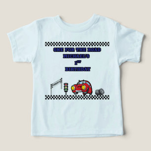 Camiseta UM PARA A ESTRADA CORRIDA Gelo Azul 1º ANIVERSÁRIO