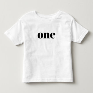 Camiseta Um - Parabéns para Todlers