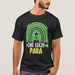 Camiseta Um Parágrafo Sortudo - Gato Engraçado de Dia de Sã