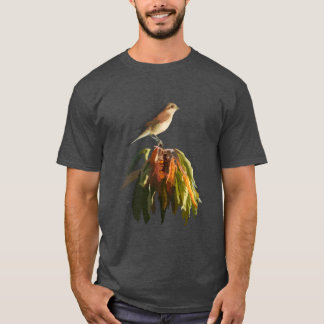 Camiseta Um pássaro bonito engraçado