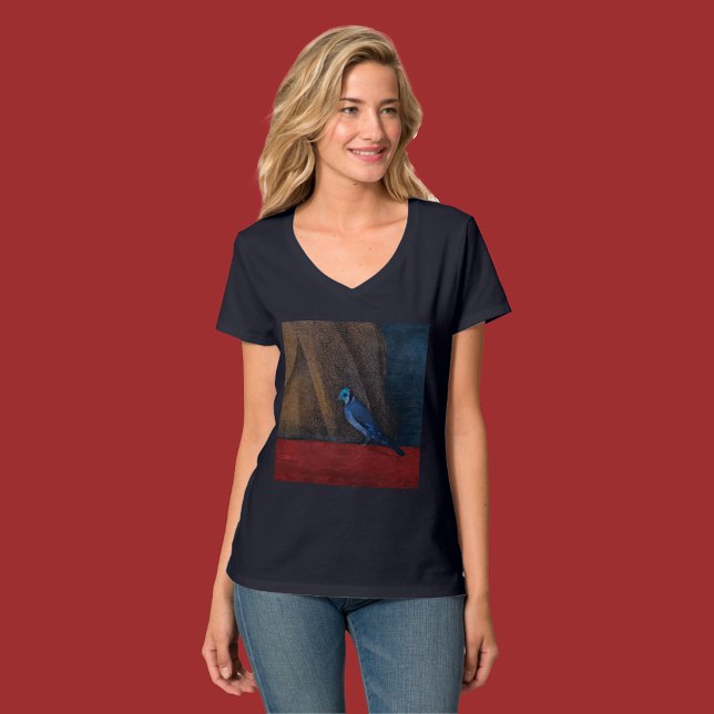 Camiseta Um pássaro pintado pelo Renascimento. (Criador carregado)