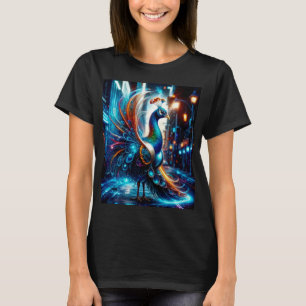 Camiseta Um Pavão Moderno na Cidade Grande