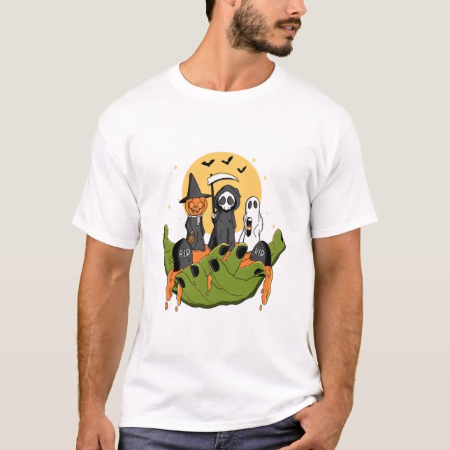 Camiseta Um Pedaço de Halloween (Frente)
