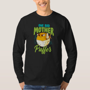 Camiseta Um Peixe Balão Mãe Ruim Hilário & Engraçado