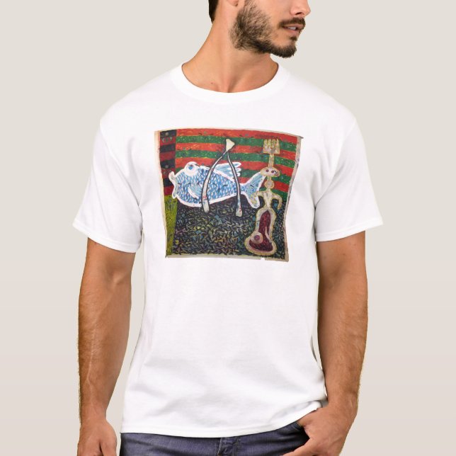 Camiseta Um peixe um desejo e um Miro (Frente)
