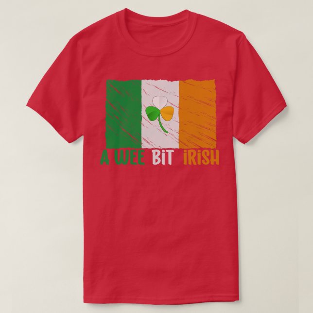 Camiseta Um pequeno bebê irlandês (Frente do Design)
