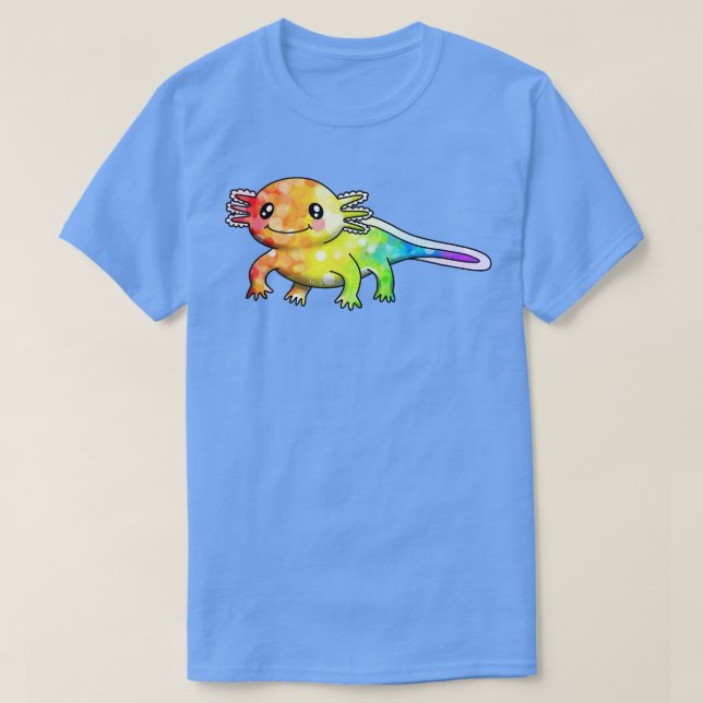 Camiseta Um pequeno eixo arco-íris (Frente do Design)