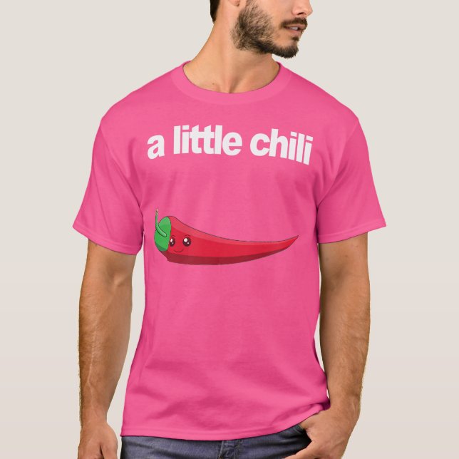 Camiseta Um Pequeno Pepper Chili Kawaii (Frente)