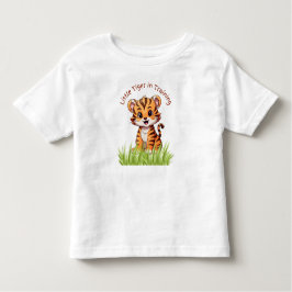 Camiseta Um pequeno tigre em treinamento