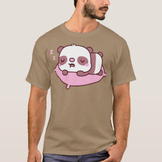 Camiseta Um Pequeno Urso de Panda Que Dorme