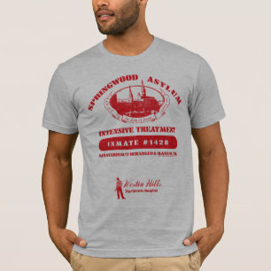 Camiseta Um pesadelo na Elm Street Asilo de Springwood
