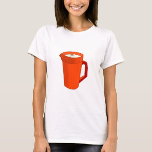 Camiseta Um Pitcher Laranja Plástico