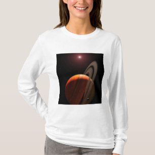Camiseta Um planeta do gigante de gás que orbita um anão