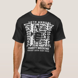Camiseta Um polegar para cima X
