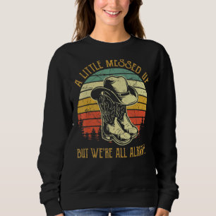 Camiseta Um pouco bagunçado, mas estamos todos bem no País