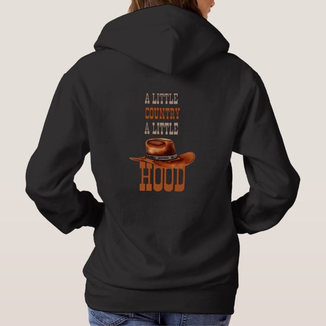 Camiseta Um pouco de Country um pouco de Hood (Verso)
