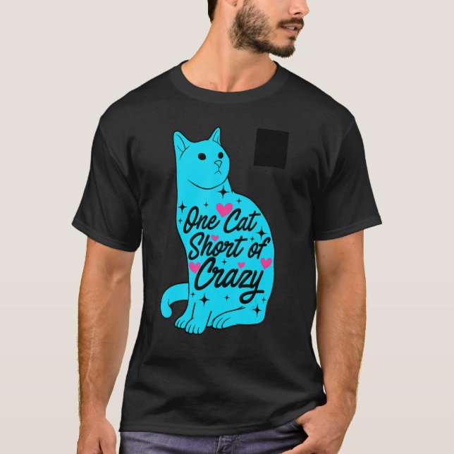 Camiseta Um Pouco De Gatos Gráficos Loucos Proprietários De (Frente)