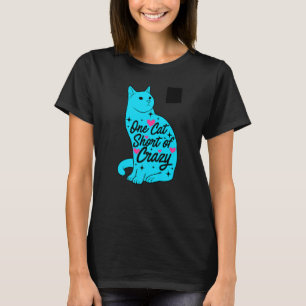 Camiseta Um Pouco De Gatos Gráficos Loucos Proprietários De