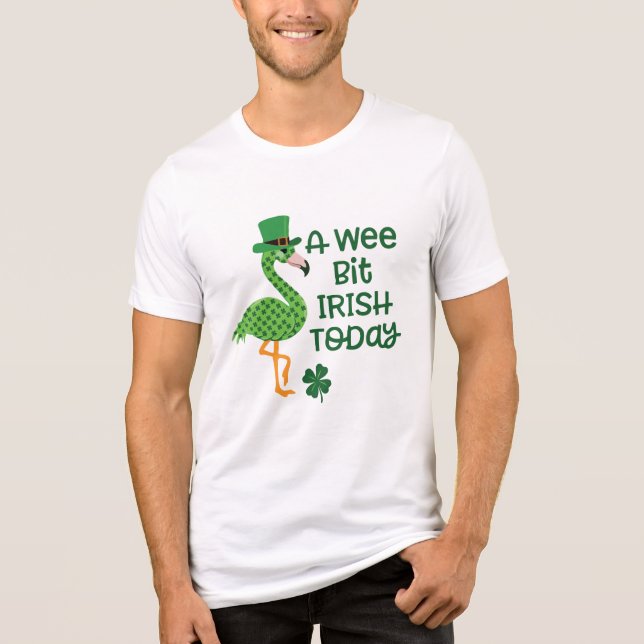 Camiseta Um Pouco De Irlandês Hoje Rua Patrick Day (Frente)