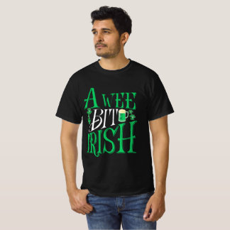 Camiseta Um pouco de irlandês, Rua, dia de Patrick