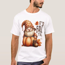 CAMISETA UM POUCO DE NOME DE QUEDA SENTADO EM PUMPKIN