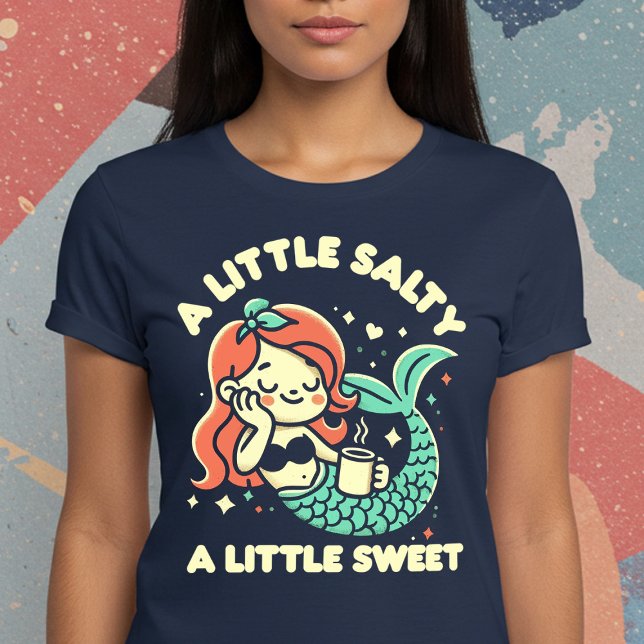 Camiseta Um Pouco De Salgado Um Pouco Doce (Criador carregado)