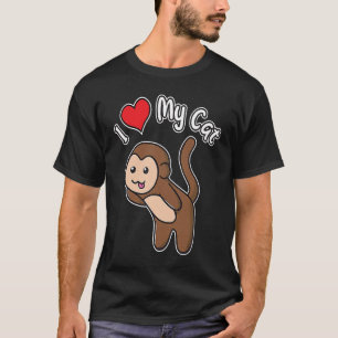 Camiseta Um Pouco Errado Eu Amo Meu Gato De Gato