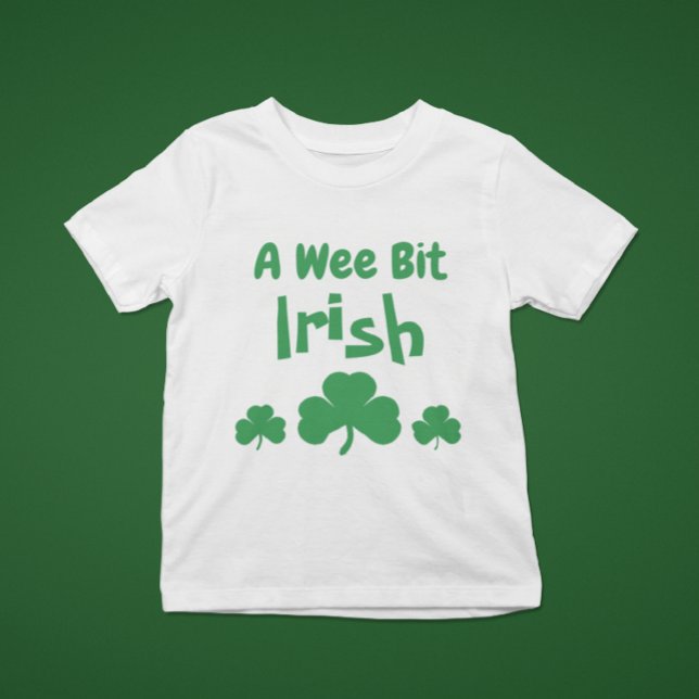 Camiseta Um Pouco Irlandês (Criador carregado)