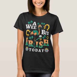 Camiseta Um Pouco Irlandês Hoje | Rua, Flamingo Do Dia De P