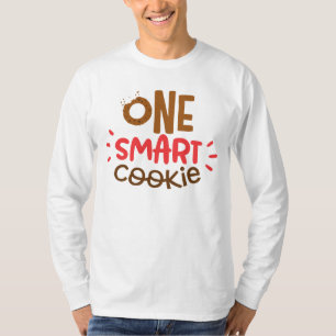 Camiseta Um presente esperto do biscoito ou farda da escola