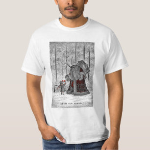 Camiseta Um presente para Krampus