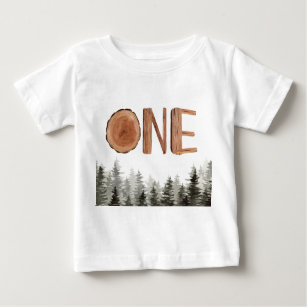 Camiseta Um primeiro aniversario de Árvores Verdes