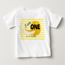 Camiseta Um Primeiro Aniversário de Melão