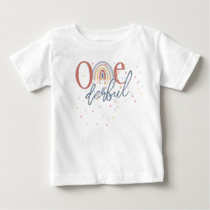 Camiseta Um primeiro aniversario maravilhoso, aniversário d