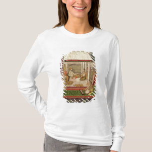 Camiseta Um príncipe e uma princesa Listening à música
