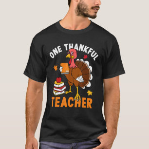 Camiseta Um professor agradecido Turquia outono outono outo