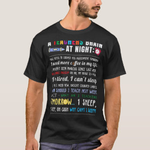 Camiseta Um Professor Cérebro Professor Escola