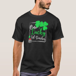 Camiseta Um Professor De Dia de São Patrício De Esl Sortu