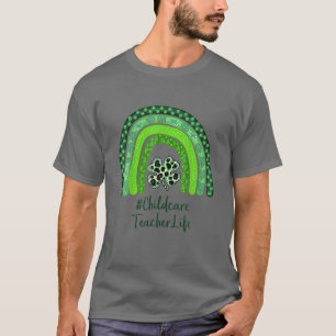 Camiseta Um professor de Dia de São Patrício sortudo Ensi