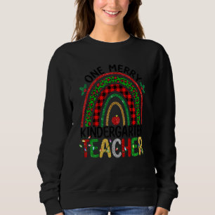 Camiseta Um professor de jardim de infância Feliz Rainbow B