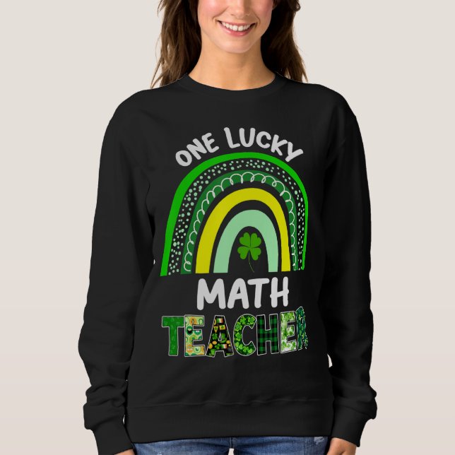 Camiseta Um Professor de Matemática Sortuda, Rua-leopardo P (Frente)